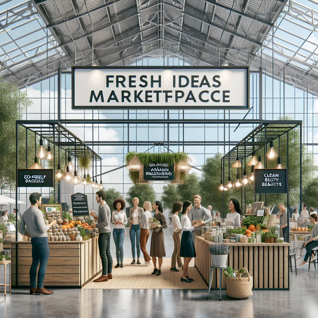 Discover Innovative Organic Products at Fresh Ideas Marketplace