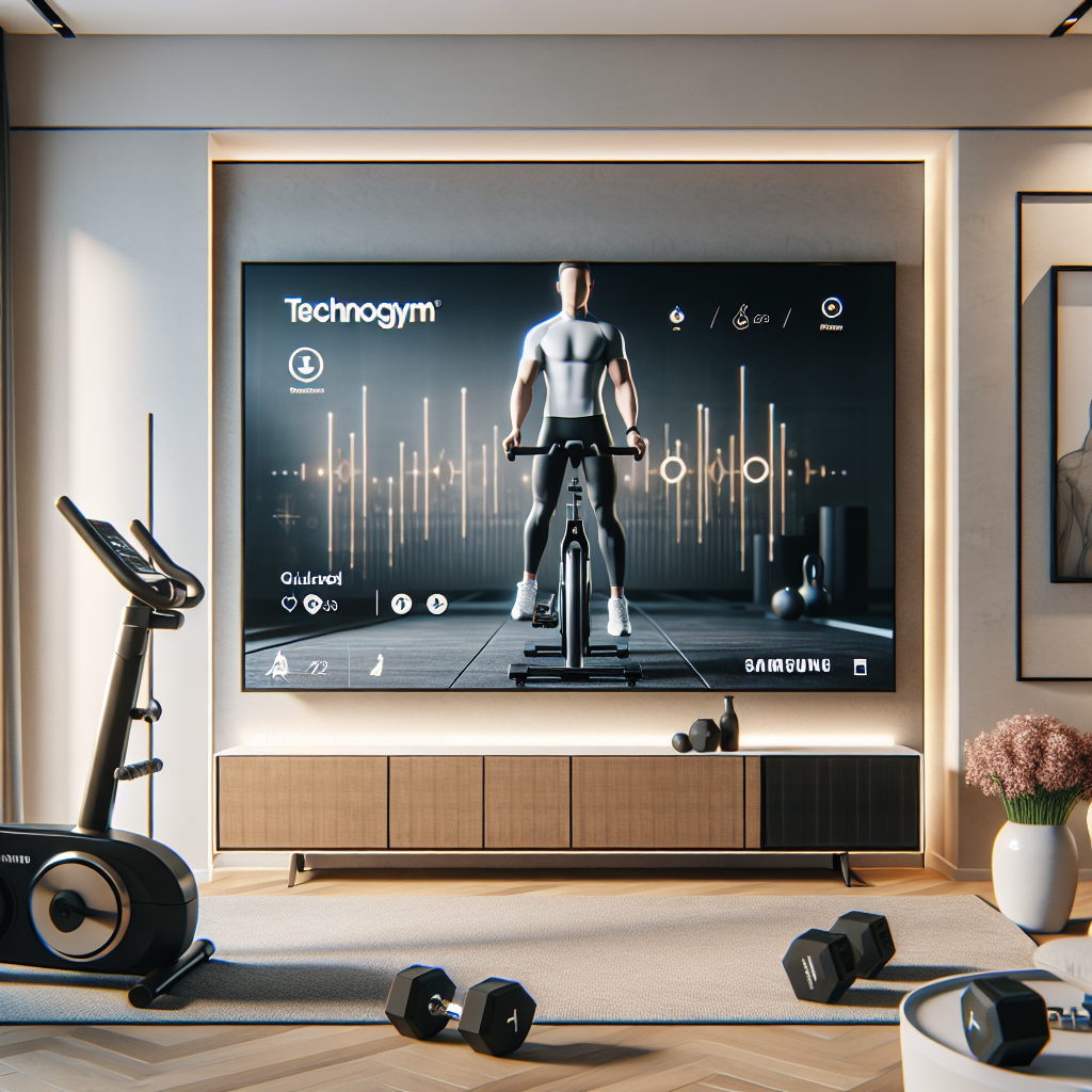 Enhance Home Fitness with Samsung TVs and Technogym Workouts